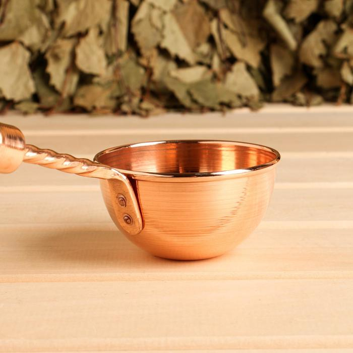 Ковш медный, 0,14л, с ручкой Ковш медный, 0,14л, с ручкой