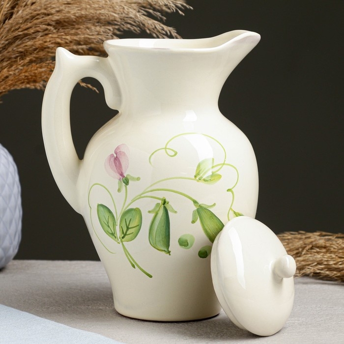 Кувшин Кувшин "Дачный" 1,4л / 22,5х13,5см, горошек