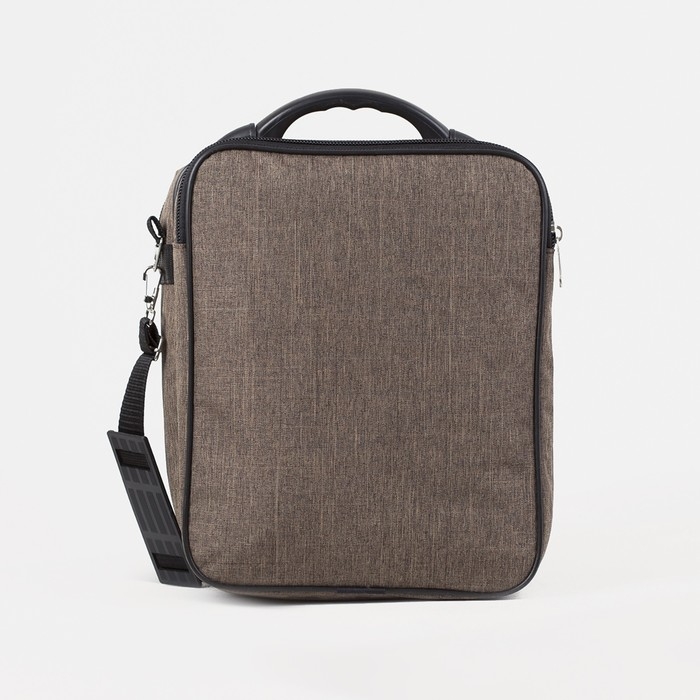 Сумка мужская «ЗФТС», цвет коричневый Сумка мужская «ЗФТС», цвет коричневый