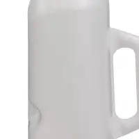 Бутылка для выпойки телят, 2 л, с ручкой, с крышкой, пластик, белая