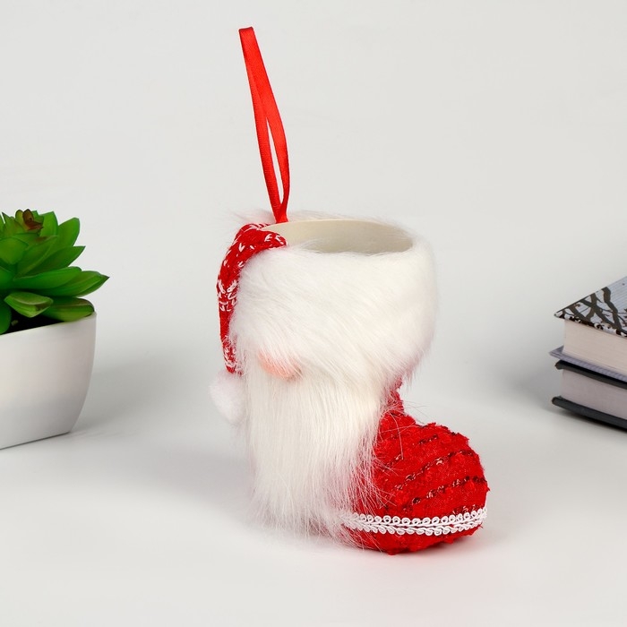 Новый год! Конфетница «Сапожок. Дед Мороз» Новый год! Конфетница «Сапожок. Дед Мороз»