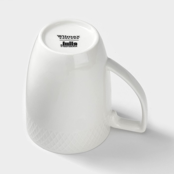 Набор кружек фарфоровых Wilmax «Юлия Высоцкая», 2 предмета: 350 мл, цвет белый Набор кружек фарфоровых Wilmax «Юлия Высоцкая», 2 предмета: 350 мл, цвет белый