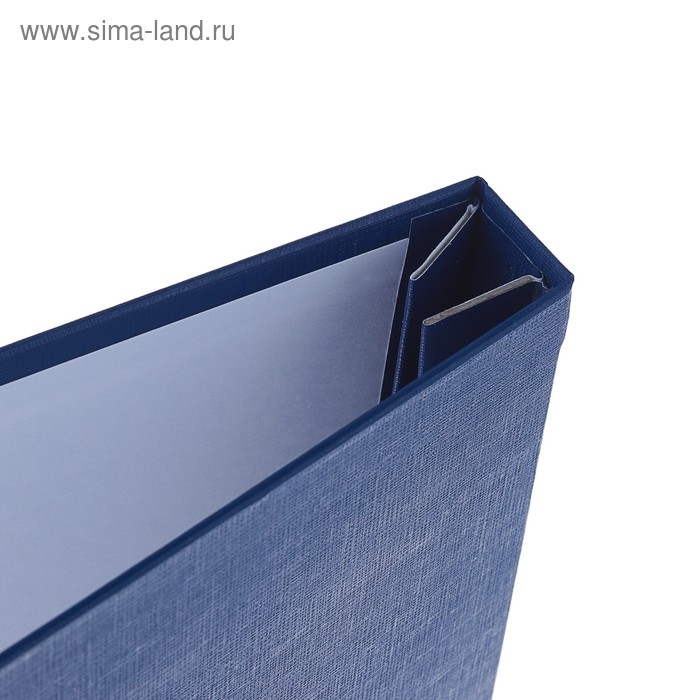 Папка Папка "Выпускная квалификационная работа" бумвинил, гребешки/сутаж, без бумаги, синяя (вместимость до 300 листов)