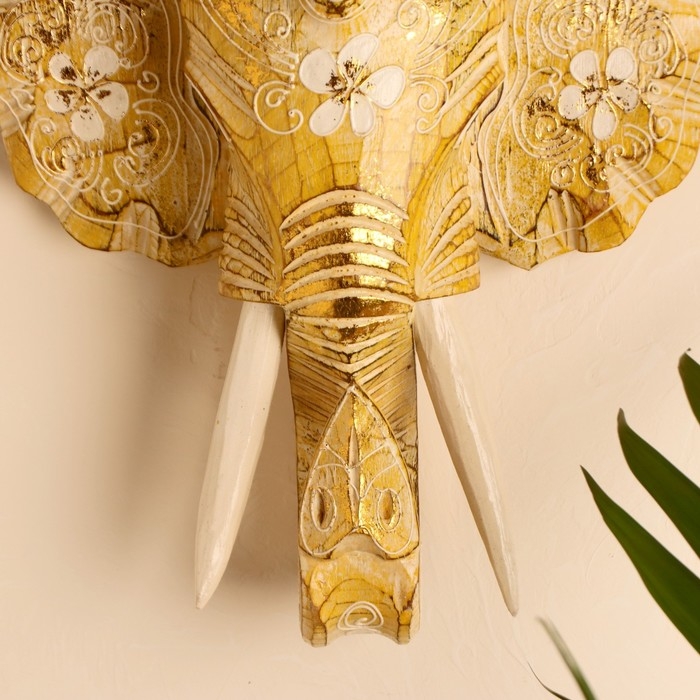 Сувенир дерево "Голова слона" 28х26х10,5 см