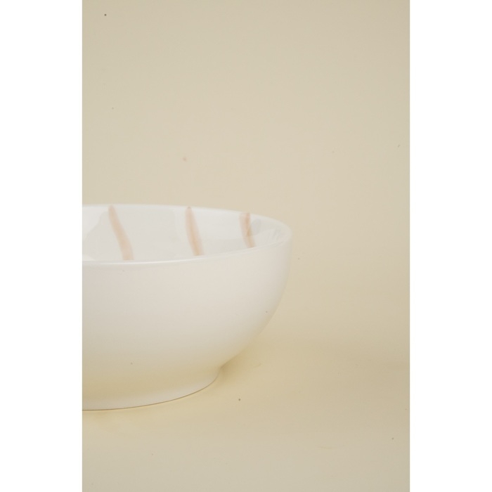 Набор салатников фарфоровых SL Home «Гатто», 1,1 л, d=18,5 см, цвет белый