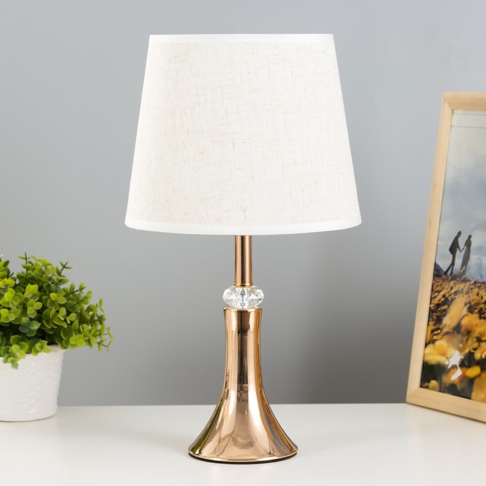 Настольная лампа Настольная лампа "Падер" E27 40Вт золото 21х21х38 см RISALUX