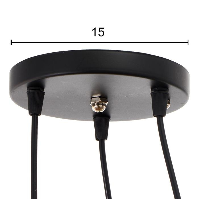 Светильник BayerLux 34526/3 E27 40Вт черный 50х50х21-121 см