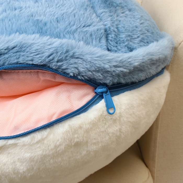 Мягкая игрушка «Кит», 90 см, рот на молнии