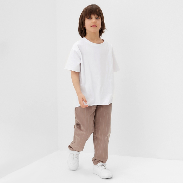 Брюки для мальчика KAFTAN, размер 30 (98-104 см), бежевый Брюки для мальчика KAFTAN, размер 30 (98-104 см), бежевый