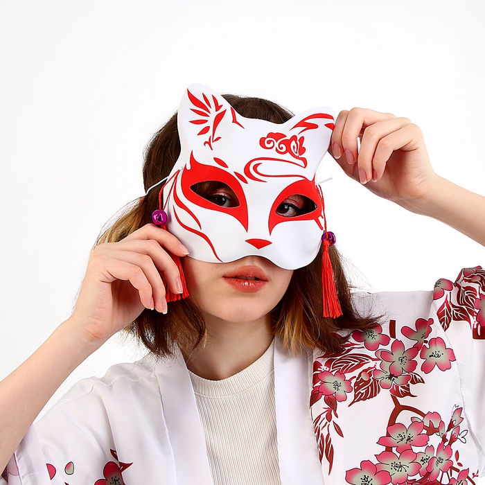 Карнавальный набор «Кицунэ: рыба кои», р. 44–52: маска, хаори Карнавальный набор «Кицунэ: рыба кои», р. 44–52: маска, хаори