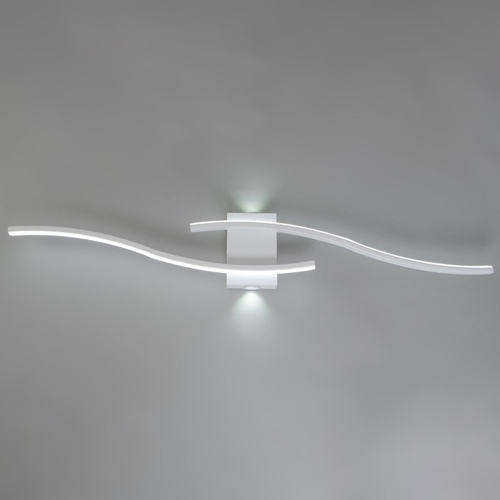 Бра "Волны" LED 35Вт 6000К белый 100х6х15 см