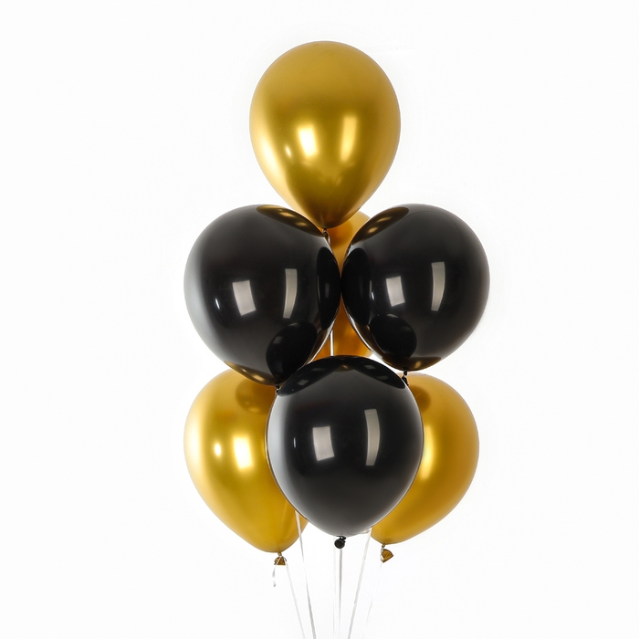 Набор воздушных шаров &laquo;Вечеринка&raquo;: 6 шаров, 6 свистков, 6 колпаков, очки