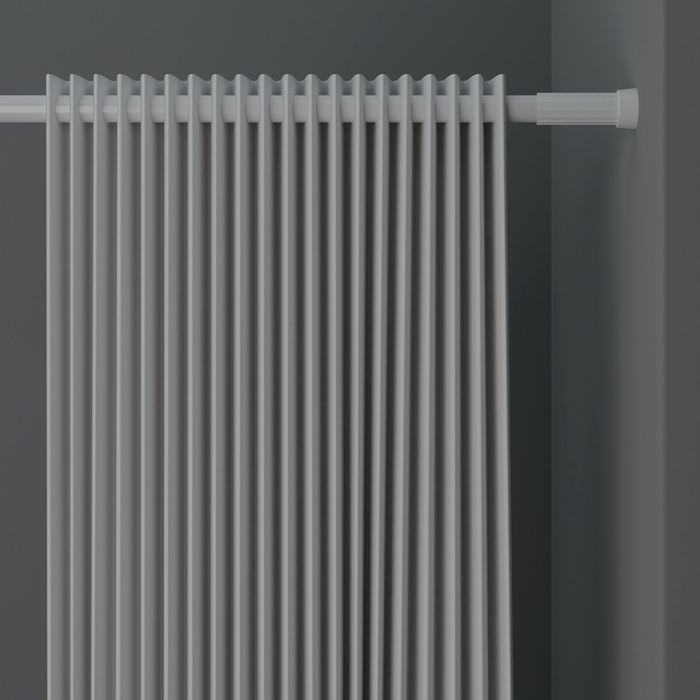 Карниз для ванной Доляна, телескопический, d=3,2 см, 70-120 см, цвет белый Карниз для ванной Доляна, телескопический, d=3,2 см, 70-120 см, цвет белый