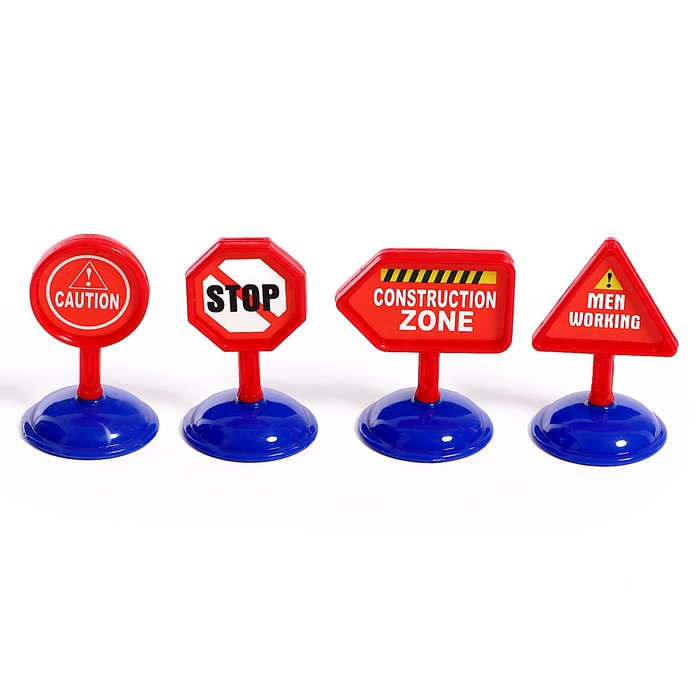 Конструктор винтовой «Эвакуатор с машинкой», с отвёрткой и насадкой + знаки Конструктор винтовой «Эвакуатор с машинкой», с отвёрткой и насадкой + знаки