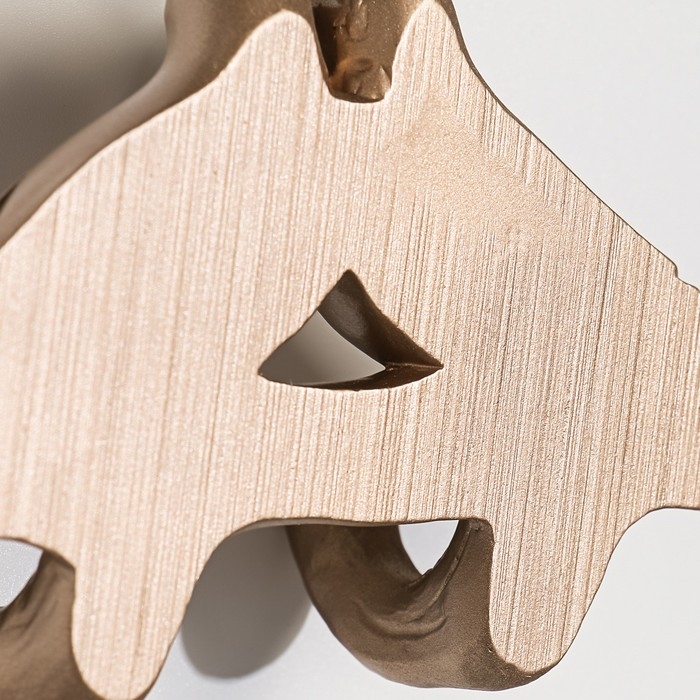 Декор настенный-вешалка Декор настенный-вешалка "Голубки", 10.5 x 7 см, золото