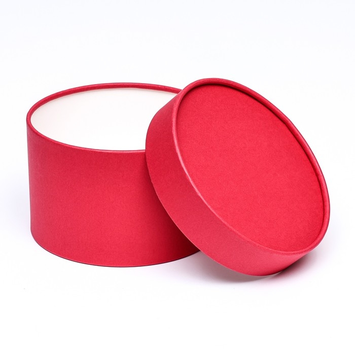 Подарочная коробка Подарочная коробка "Рубин" красный, завальцованная без окна, 16 х 9 см