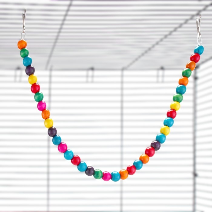 Игрушка для птиц, 50 см, микс цветов Игрушка для птиц, 50 см, микс цветов