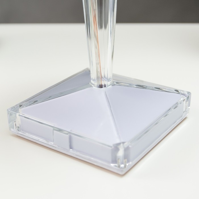 Настольная лампа 16862/1PR LED 0.8Вт 4000К USB АКБ прозрачный 12х12х26 см RISALUX Настольная лампа 16862/1PR LED 0.8Вт 4000К USB АКБ прозрачный 12х12х26 см RISALUX