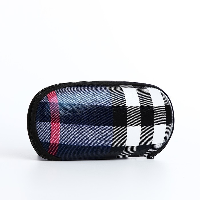 Футляр для очков на молнии, длина 17 см, цвет синий Футляр для очков на молнии, длина 17 см, цвет синий