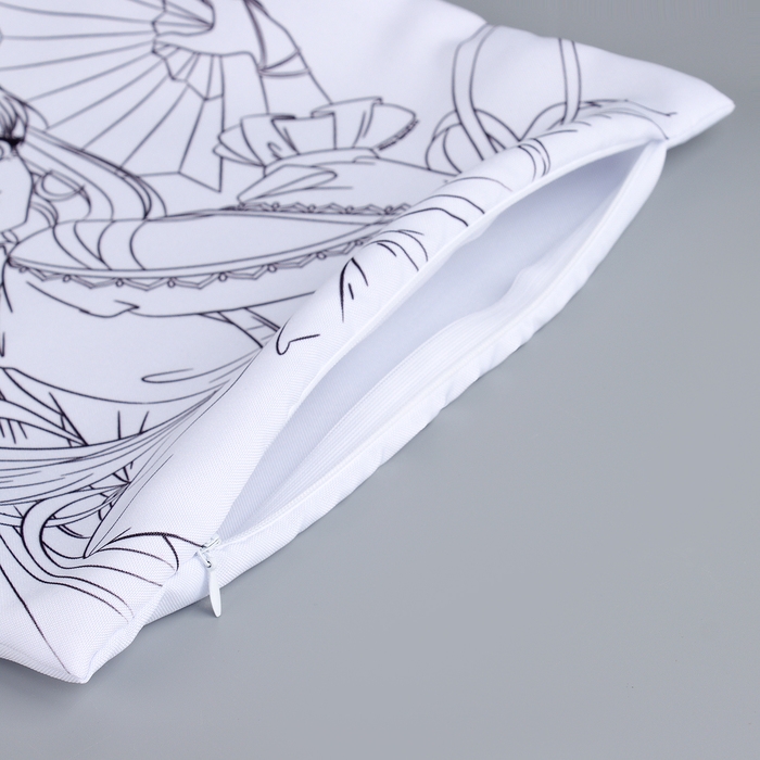 Наволочка под раскраску «Девушка с веером», 30 х 30 см Наволочка под раскраску «Девушка с веером», 30 х 30 см