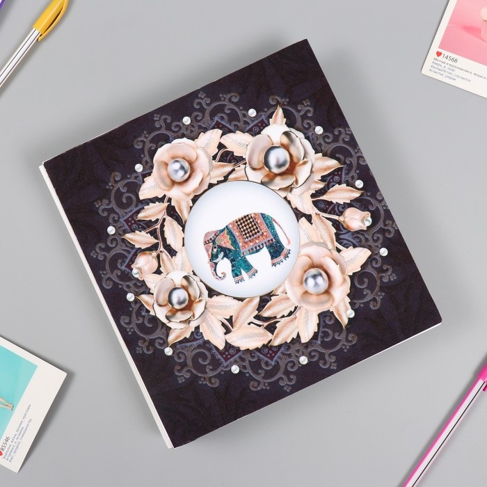 Фотоальбом дерево на 100 фото 10х15  Фотоальбом дерево на 100 фото 10х15 "Королевский слон" 23х22х4 см