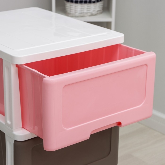 Комод 4-х секционный «Радуга», разноцветный Комод 4-х секционный «Радуга», разноцветный