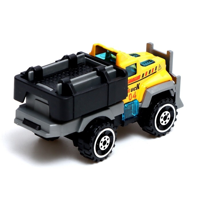 Набор металлических машин «Строительная техника», 6 штук, масштаб 1:64 Набор металлических машин «Строительная техника», 6 штук, масштаб 1:64