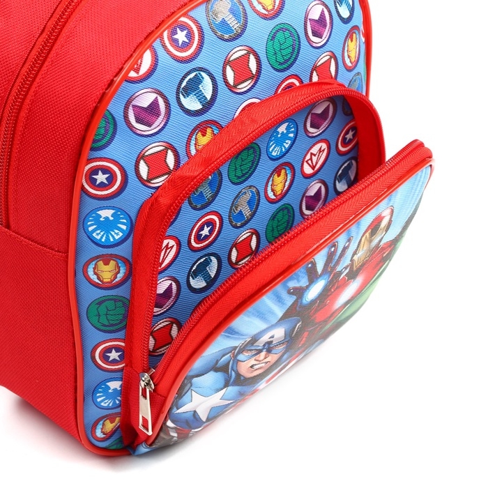Рюкзак детский для мальчика с карманом, 23×19×6 см, Мстители Рюкзак детский для мальчика с карманом, 23×19×6 см, Мстители