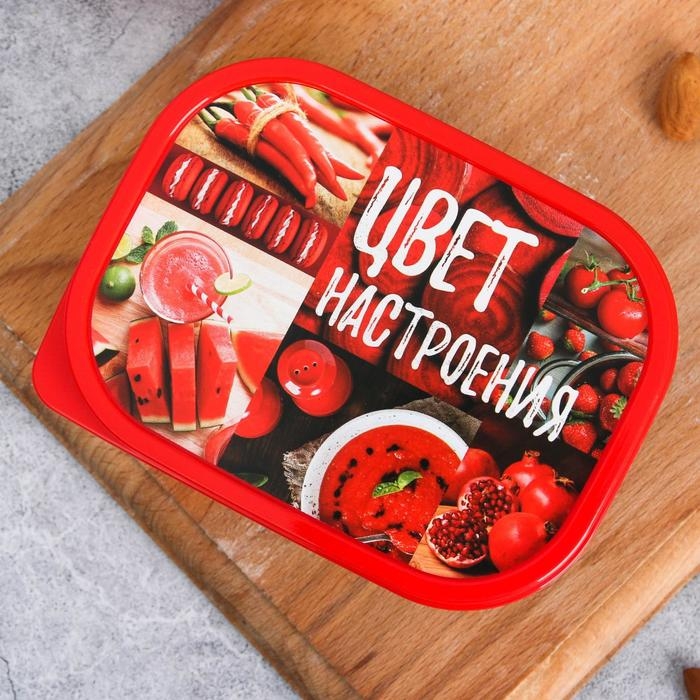 Ланч-бокс «Цвет настроения красный», 0.5 л Ланч-бокс «Цвет настроения красный», 0.5 л