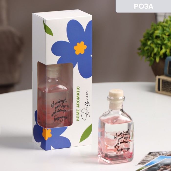 Диффузор аромтаический Диффузор аромтаический "Роза", 100 мл