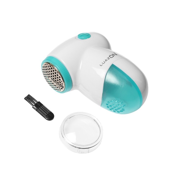 Машинка для удаления катышков Luazon LUK-02, 2хАА (не в комплекте), голубая, Машинка для удаления катышков Luazon LUK-02, 2хАА (не в комплекте), голубая,