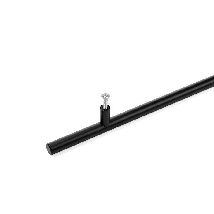 Ручка рейлинг CAPPIO, нерж. сталь, d=12 мм, м/о 224 мм, цвет черный, фасовка 500 Ручка рейлинг CAPPIO, нерж. сталь, d=12 мм, м/о 224 мм, цвет черный, фасовка 500