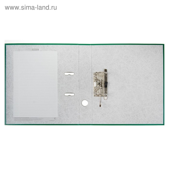 Папка-регистратор А4, 50 мм, ErichKrause Granite, собранная, пластиковый карман, зелёная, вместимость 350 листов Папка-регистратор А4, 50 мм, ErichKrause Granite, собранная, пластиковый карман, зелёная, вместимость 350 листов