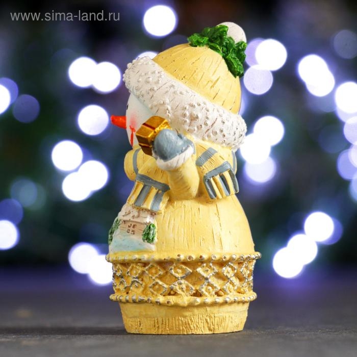 Фигура  Фигура "Снеговик" 7х5х9см, МИКС