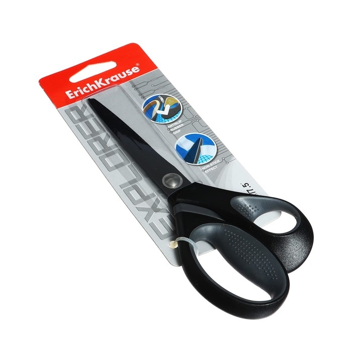 Ножницы 19 см, Explorer, увеличенная толщина лезвий, с покрытием non-stick, ручки с противоскользящими резиновыми вставками Ножницы 19 см, Explorer, увеличенная толщина лезвий, с покрытием non-stick, ручки с противоскользящими резиновыми вставками