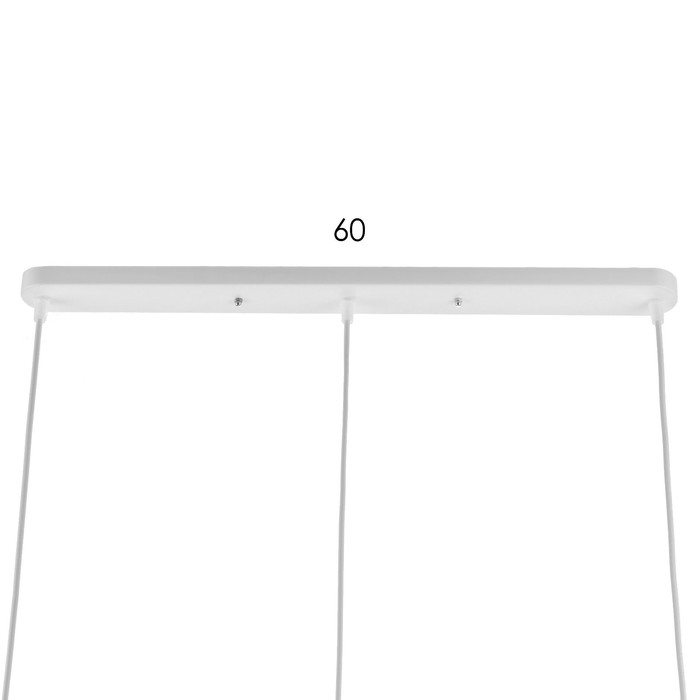 Светильник BayerLux Подвес Светильник BayerLux Подвес "Конус" 3хЕ14 40Вт белый d=16, h=20+60 см