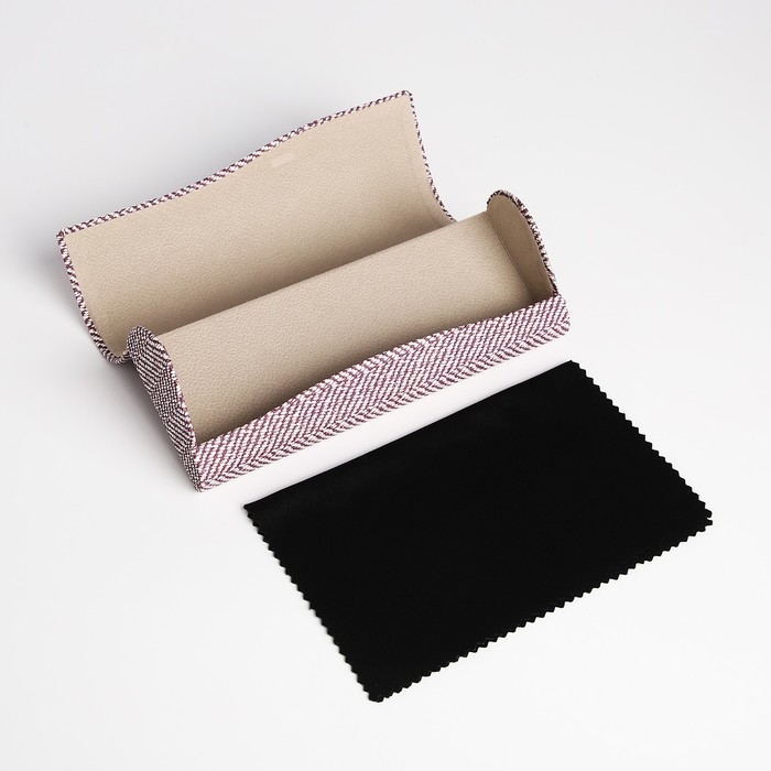 Футляр для очков на магните, длина 16 см, цвет фиолетовый Футляр для очков на магните, длина 16 см, цвет фиолетовый