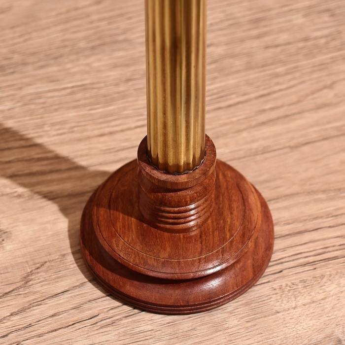 Подсвечник  Подсвечник "Гаррет" 25 см, дерево шишам