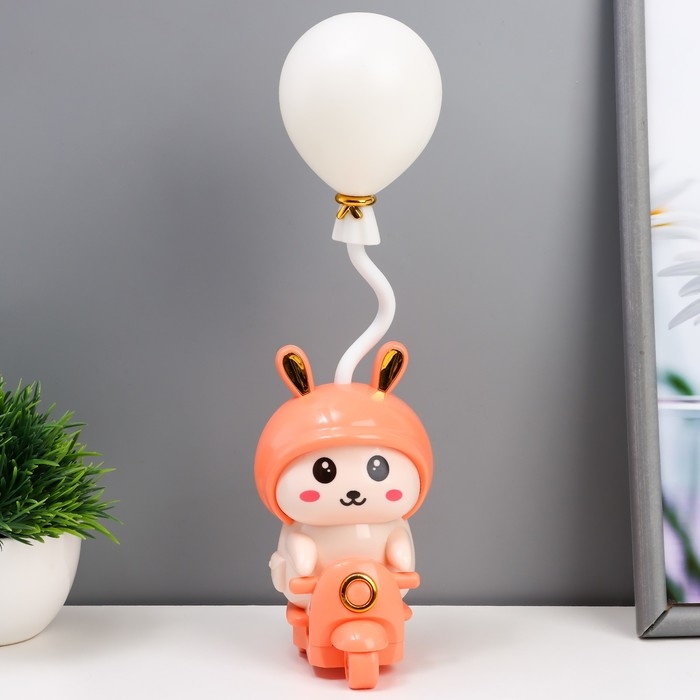 Ночник Ночник "Зайчик" LED 2Вт USB АКБ розовый 7,5х9,5х32 см RISALUX