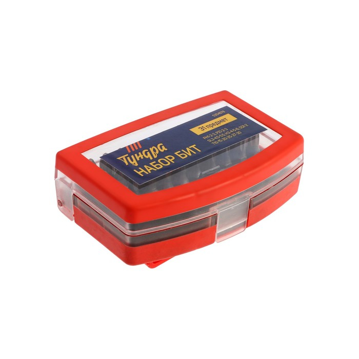 Набор бит ТУНДРА, PH-SL-PZ-Hex-Torx, 31 предмета Набор бит ТУНДРА, PH-SL-PZ-Hex-Torx, 31 предмета