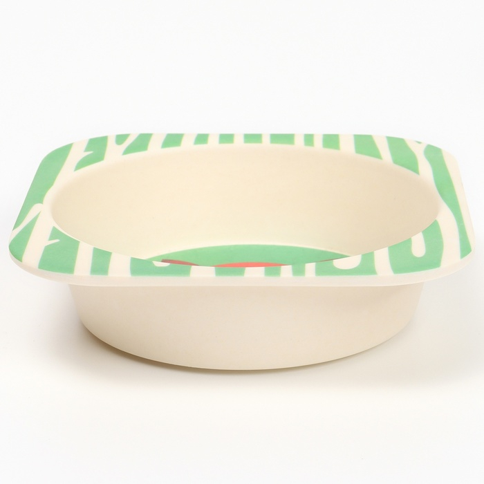 Набор детской посуды «Лисичка», из бамбука, 5 предметов: тарелка, миска, стакан, столовые приборы Набор детской посуды «Лисичка», из бамбука, 5 предметов: тарелка, миска, стакан, столовые приборы