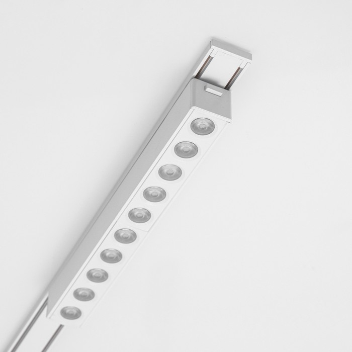 Шинопровод магнитный трековыйультратонкий ULTRA Шинопровод магнитный трековыйультратонкий ULTRA "Ультра-100"2-жильный белый 100х2,6х0,6см