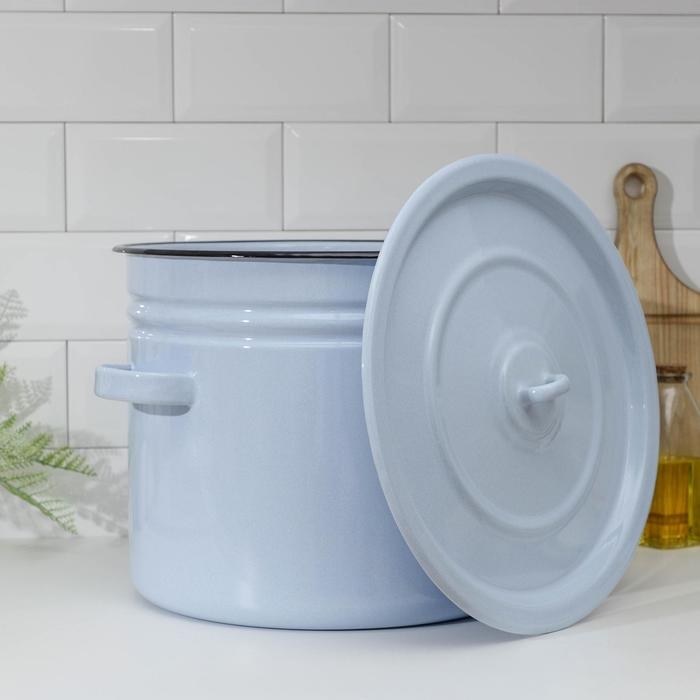 Бак эмалированный, 20 л, цвет голубой Бак эмалированный, 20 л, цвет голубой