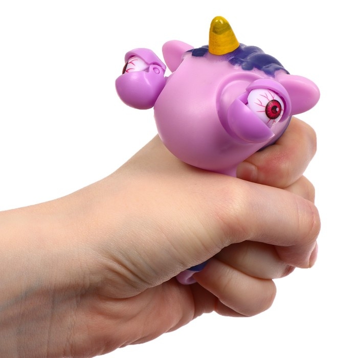 Игрушка-антистресс «Пучеглазый единорог», в шоубоксе Игрушка-антистресс «Пучеглазый единорог», в шоубоксе