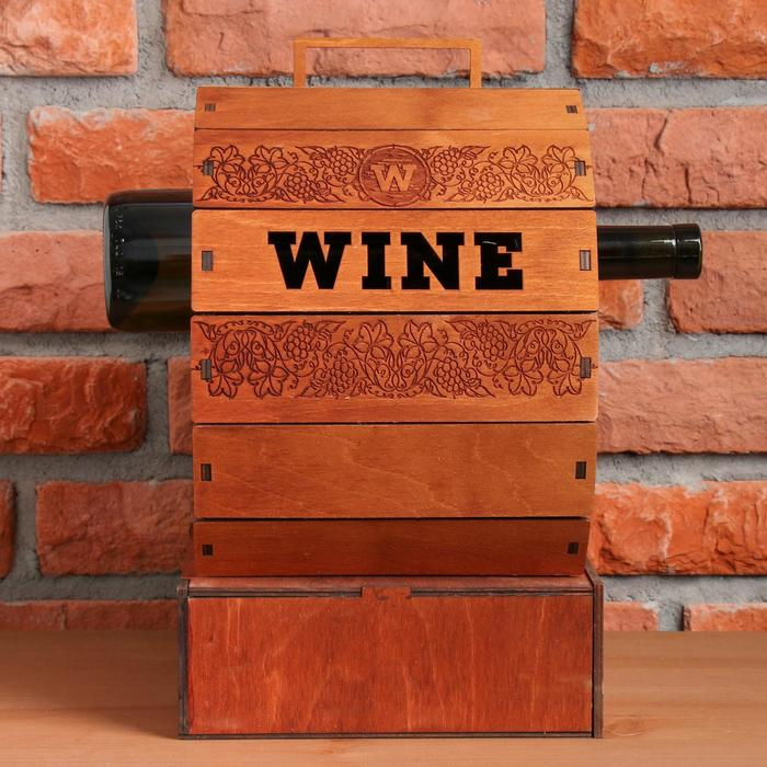 Винный мини-бар  Винный мини-бар "Бочка", 27 х 29 х 22 см.