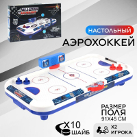 Настольная игра «Аэрохоккей. Все звёзды», 2 игрока, 4+