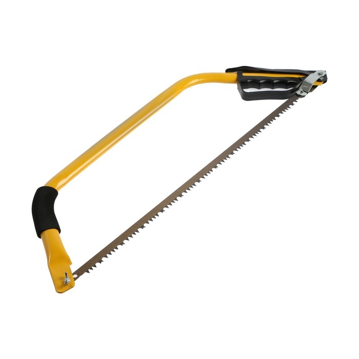 Пила лучковая ТУНДРА,  Пила лучковая ТУНДРА, "волчий зуб" для быстрого пила по сухой и мокрой древесине, 600 мм