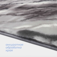 Коврик для дома SAVANNA «Мечта», 50×80 см, цвет серый