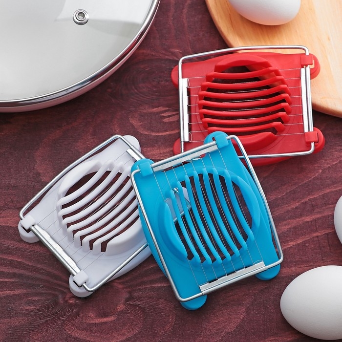 Яйцерезка Доляна «Универсал», 10×7 см, цвет МИКС Яйцерезка Доляна «Универсал», 10×7 см, цвет МИКС