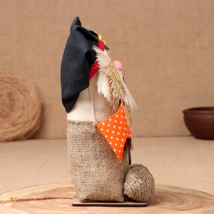 Оберег-домовой Оберег-домовой "Кузя в кепке, с перцем ", 22х13х10 см МИКС